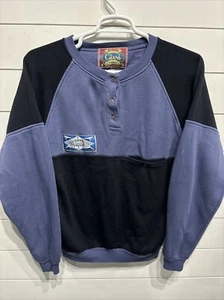 Sudadera de Colección Años 80 Moda Giana Azul Cuello Redondo Para Hombre Mediana - Imagen 1 de 5