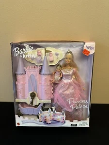 Mattel Barbie and Krissy Princess Palace Play Set Pink 2003 B4769 - Picture 1 of 9
