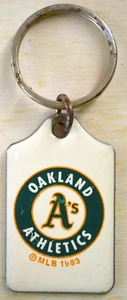 Vintage Oakland Athletics Keychain 1993 MLB Made USA By Crownmark - Picture 1 of 2