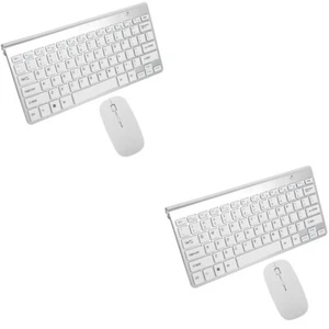 2 Sätze drahtloser Keyboard - -Combo -Plug und Multimedia -Tastatur -PC - Bild 1 von 12