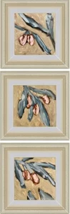 3 Piece Set Framed Olives Oil Painting Triptych Original Signed Ukrainian Art - Picture 1 of 20