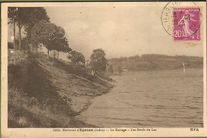 36 EGUZON CARTE POSTALE LE BARRAGE 1933 - Bild 1 von 1