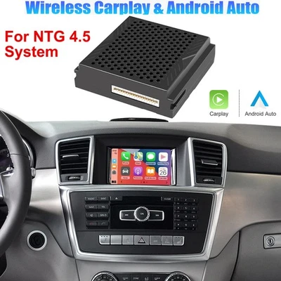 Wireless Carplay Android Auto For Mercedes Benz A-Class CLA GLA 2012-2015 NTG4.5 Foto 1 de 4