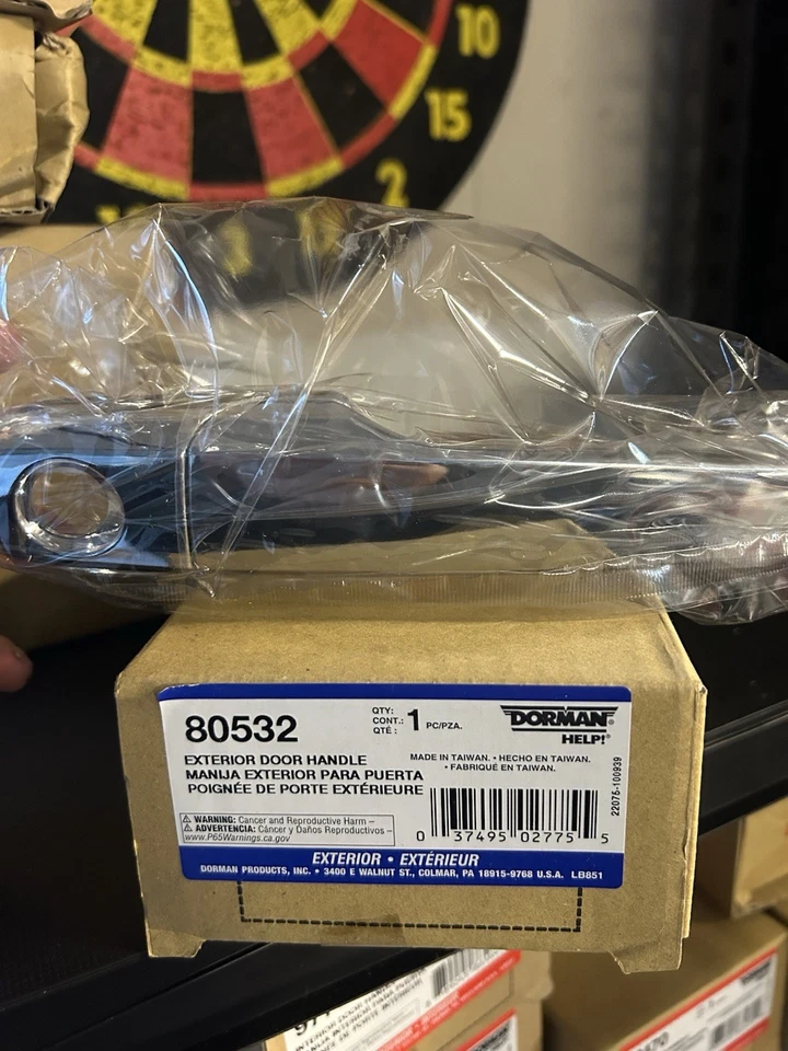 Manija de puerta exterior delantera izquierda cromada Buick Chevy Pontiac 80532" Foto 1 de 1