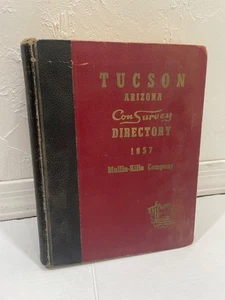 1957 The Mullin-Kille Tucson, Arizona, Consurvey City Directory- RARE VTG - Bild 1 von 15