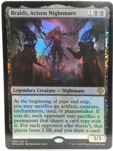 Braids, Arisen Nightmare Foil Rare 084 NM/M DMU - Picture 1 of 1