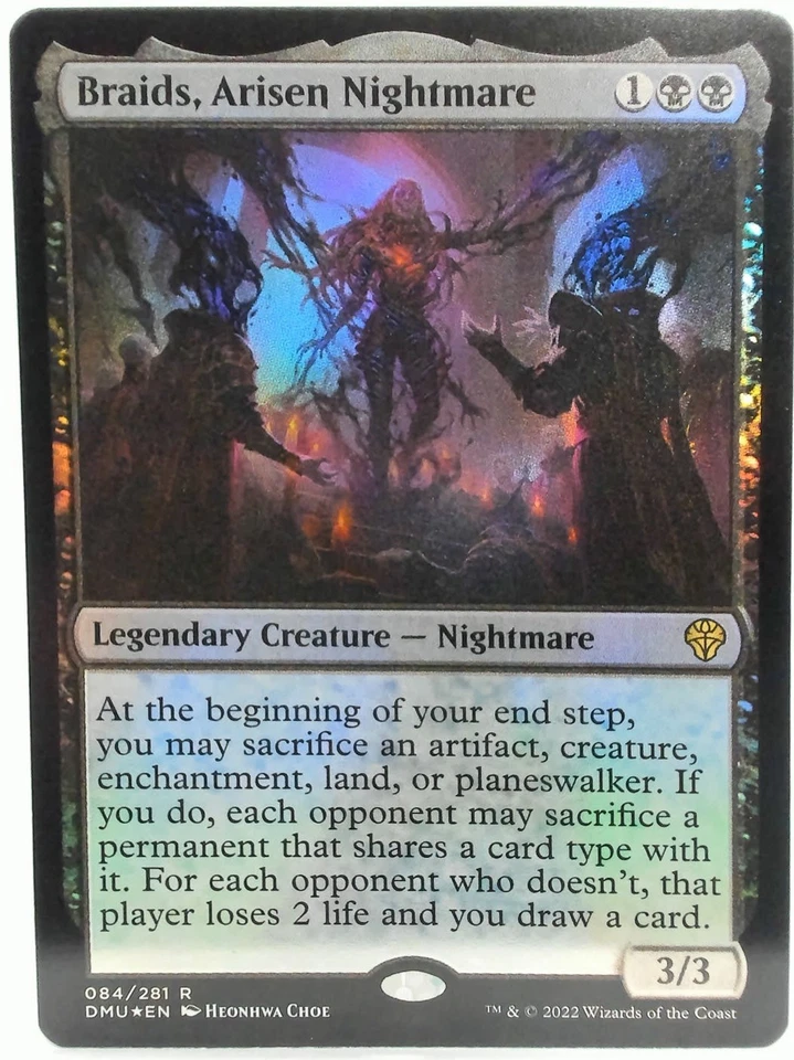 Braids, Arisen Nightmare Foil Rare 084 NM/M DMU - Image 1 of 1