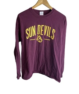 Vintage Y2K Arizona State Sun Devils Men’s Long Sleeve T Shirt Size Large - Picture 1 of 4