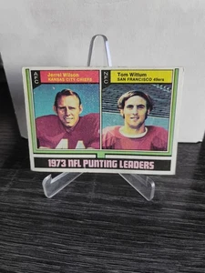 1974 Topps #333 Punting Leaders/Jerrel Wilson/Tom Wittum - Bild 1 von 2