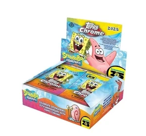 2025 Topps Chrome SpongeBob 25th Anniversary Hobby Box - Picture 1 of 1