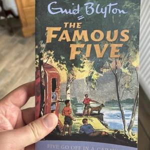 Enid Blyton; The Famous Five Book No.5: Five Go Off In A Caravan Paperback 1997 - Picture 1 of 1