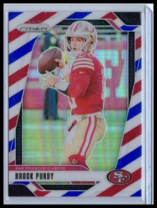2024 Panini Prizm #249 Brock Purdy Red White and Blue - Picture 1 of 2