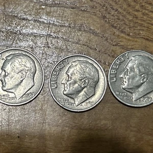 1967 Error Dime (IN GOD WE TRUST and one face got line on - Picture 1 of 7