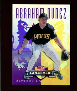 1998 Leaf Rookies & Stars - Crusade Update Abraham Nunez #119 Purple /100 - Picture 1 of 2