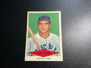 Rotes Herz 1954 - Hank Sauer perfekt bis auf Schnitt auf rechter Seite der Karte - Bild 1 von 2