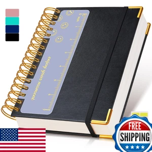 Spiral Notizbuch Journal 5,75x8,38", 300 Seiten, Hardcover Leder liniert - Bild 1 von 7