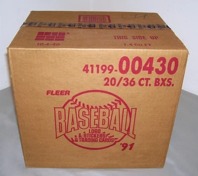 Fleer Baseball 1991 20 caja de cera ¡sin abrir/estuche sellado de fábrica! Insertos Pro Visions Foto 1 de 4