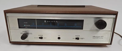 Sintonizador de tubo estéreo Scott 350-D Stereomaster banda ancha FM MPX funciona envío y devolución gratuitos Foto 1 de 4