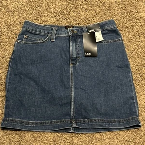 Lee Brand Women’s Size 8 Cotton Denim Jean Skort NWT B8 - Picture 1 of 4