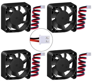 4x 4010 12V Cooling Fan 40mm Fan with 28cm Cable & 2 Pin Terminal For 3D Printer - Afbeelding 1 van 3