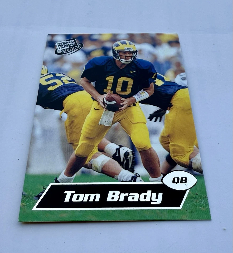 Tom Brady 2000 Press Pass #37 ROOKIE RC GEMA Foto 1 de 3
