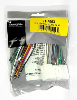 Metra Turbowire 原始设备制造商线束适用于马自达 2001 - 2013 Miata Protege 71-7903 — 第 1/3 张图片