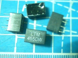 4PCS LTM455DW CERAMIC FILTER EQUIV FILTER 455KHz 1500Ohm DIP5 - Picture 1 of 1