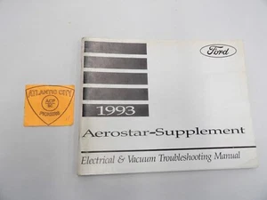 1993 Ford Aerostar-Supplement Electrical & Vacuum Trouble Shooting - Picture 1 of 6