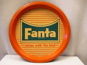 Vintage Fanta Soft Drink Advertising Tray Tin Serving Litho Collectibles Rare "