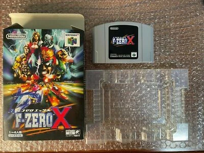 Nintendo 1998 F-ZERO X Nintendo 64 Used Racing Japanese Retro Game from Japan  - Image 1 of 4