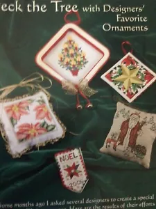 Counted Cross Stitch Pattern Deck the Tree Ornaments - Picture 1 of 1