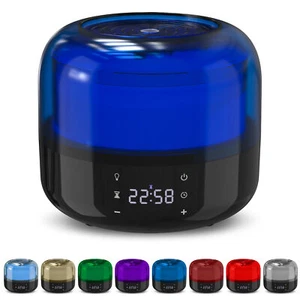 Home Office Humidifier With LED Light Quiet & Auto-of Cool Mist Humidifier US - Picture 1 of 9
