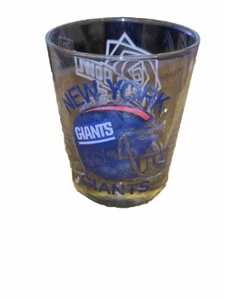 New York Giants NFL Drinking Glass Super Bowl XXI 1987 w/sharp, clear graphics - Picture 1 of 2