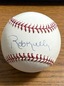 ROBERTO KELLY SIGNED AUTOGRAPHED OML BASEBALL!  Yankees, Reds, Rangers!! - Picture 1 of 2