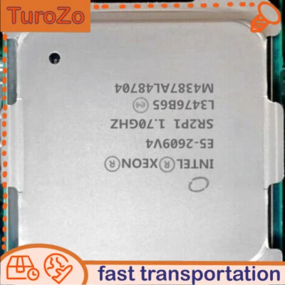 CPU PROCESSOR E5-2609 V4 INTEL XEON 8 CORE 1.70GHZ 20MB L3 CACHE 85W SR2P1 - Image 1 of 2