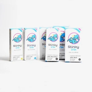 StinkyInks 26XL Assorted NON-OEM Ink Cartridges for Epson Polar Bear UNOPENED - Picture 1 of 2