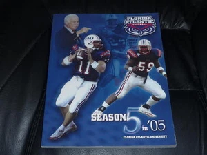 2005 FLORIDA ATLANTIC COLLEGE FOOTBALL MEDIA GUIDE EX-MINT BOX 17 - Picture 1 of 1