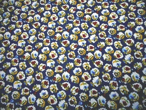 Civil War Reproduction Fabric By Yard Red Blue Green White Floral Navy Cotton C - Picture 1 of 2