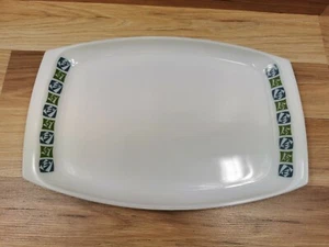 Vintage JAJ Pyrex Checkers Pattern Large Serving Platter 14.75" x 9.75" - Picture 1 of 7