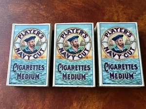 Vintage Players Navy Cut Empty 10's Cigarette Packets x 3 - Picture 1 of 10