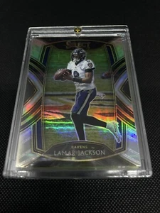 LAMAR JACKSON 2020 PANINI SELECT Silver Prizm #203 BALTIMORE RAVENS CARD Mint! - Picture 1 of 2