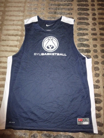 Brigham Young University BYU Basketball Nike Jersey 2XL 2X Cover