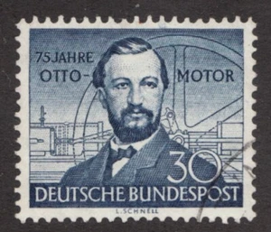 1952 Germany Sc #688 - 30pf Nicolaus Otto inventor of the gas motor. Used Cv$13 - Picture 1 of 1