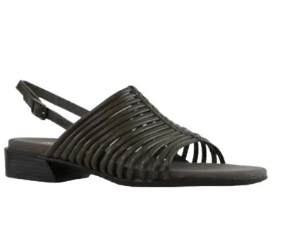 Munro Celia Slingback Sandal Military Green Leather New Size 7 - Image 1 of 4