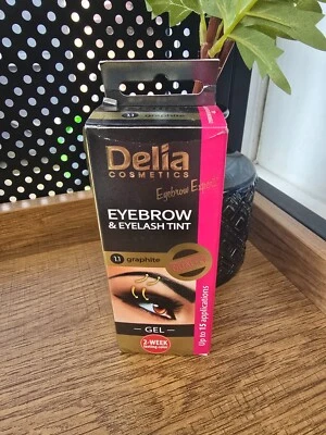 DELIA COSMETICS Long Lasting Eyebrow & Eyelash Gel Tint 15ml GRAPHITE - Image 1 of 2