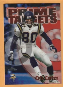 Cris Carter Minnesota Vikings 1998 Topps Chrome Season's Best #14 Ohio State 11J - Foto 1 di 2