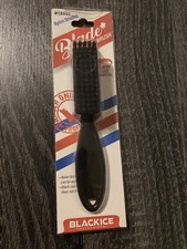 Black Ice Blade Brush Nylon Bristle Barber Stylist Clipper Trimmer Brush NEW