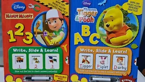 Disney write slide & learn Board Books Write-and-Erase Activity Winnie the Pooh - Picture 1 of 7