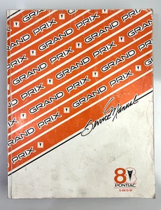 1988 PONTIAC GRAND PRIX FACTORY SERVICE / SHOP MANUAL - Picture 1 of 7