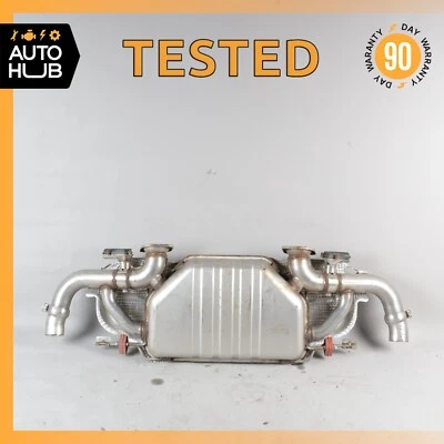 18-23 Aston Martin DB11 4.0L V8 M177 Dual Exhaust Muffler Mufflers Assembly OEM - Image 1 of 4